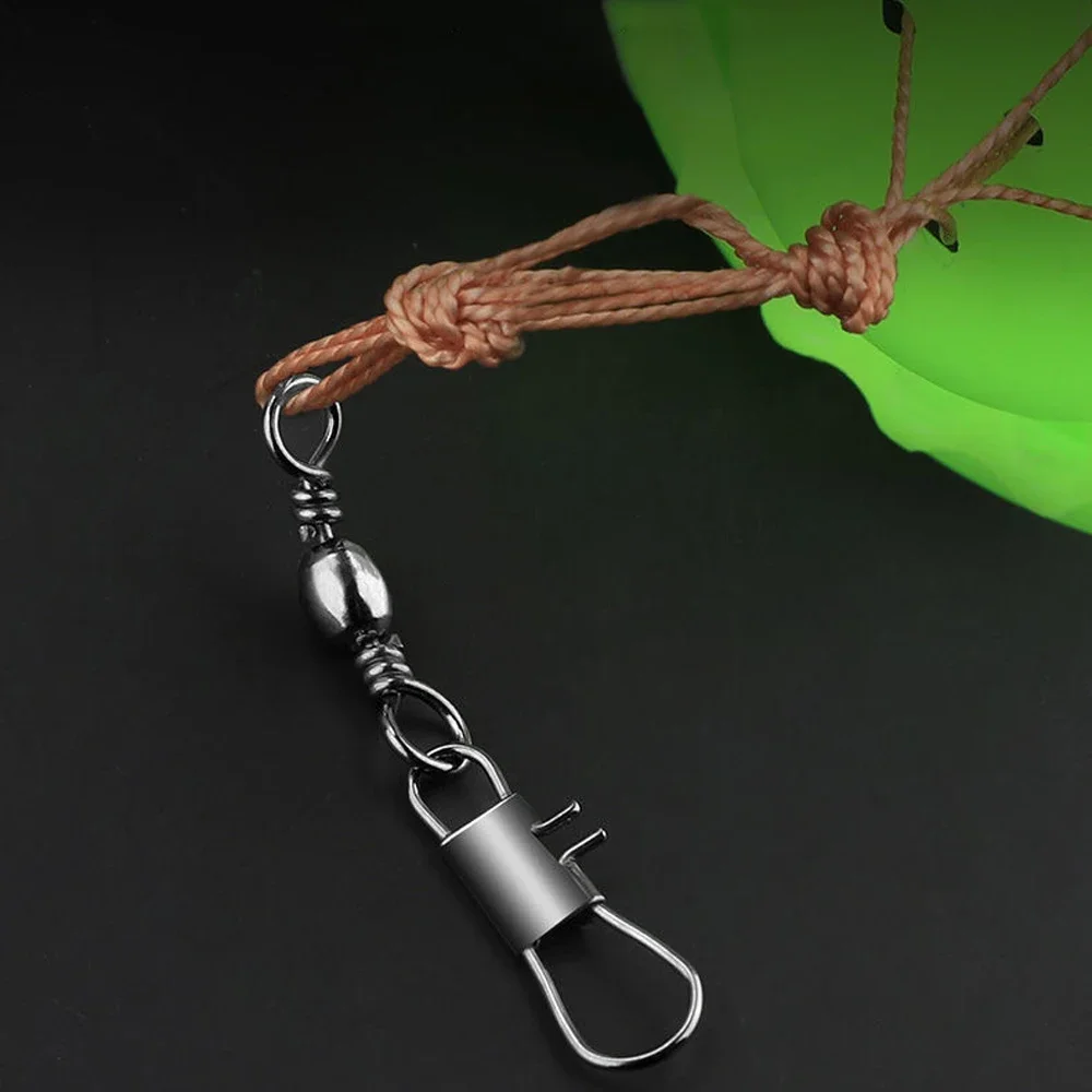 Alimentador de pesca, jaula para cebo, cesta lanzadora, soporte para alimentador, Kit de anzuelos de pesca de carpa con conector flotante, equipo de accesorios para plomo - imagen 4