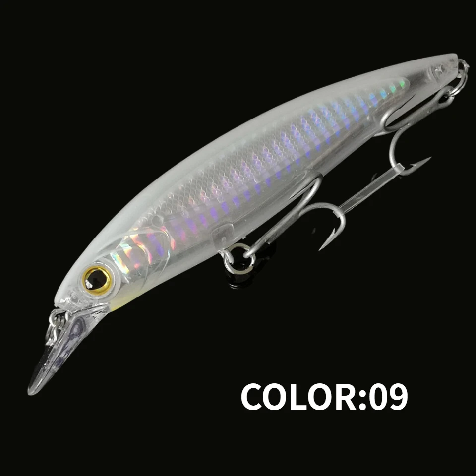 MUKUN-señuelo de pesca de piscardo largo, cebo duro Artificial flotante de 115mm y 25g, aparejos de pesca de agua dulce en el mar - imagen 4