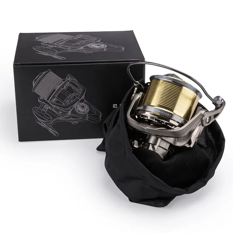 Carrete de pesca giratorio DEUKIO – 4.8:1 y 16 kg de arrastre - imagen 3