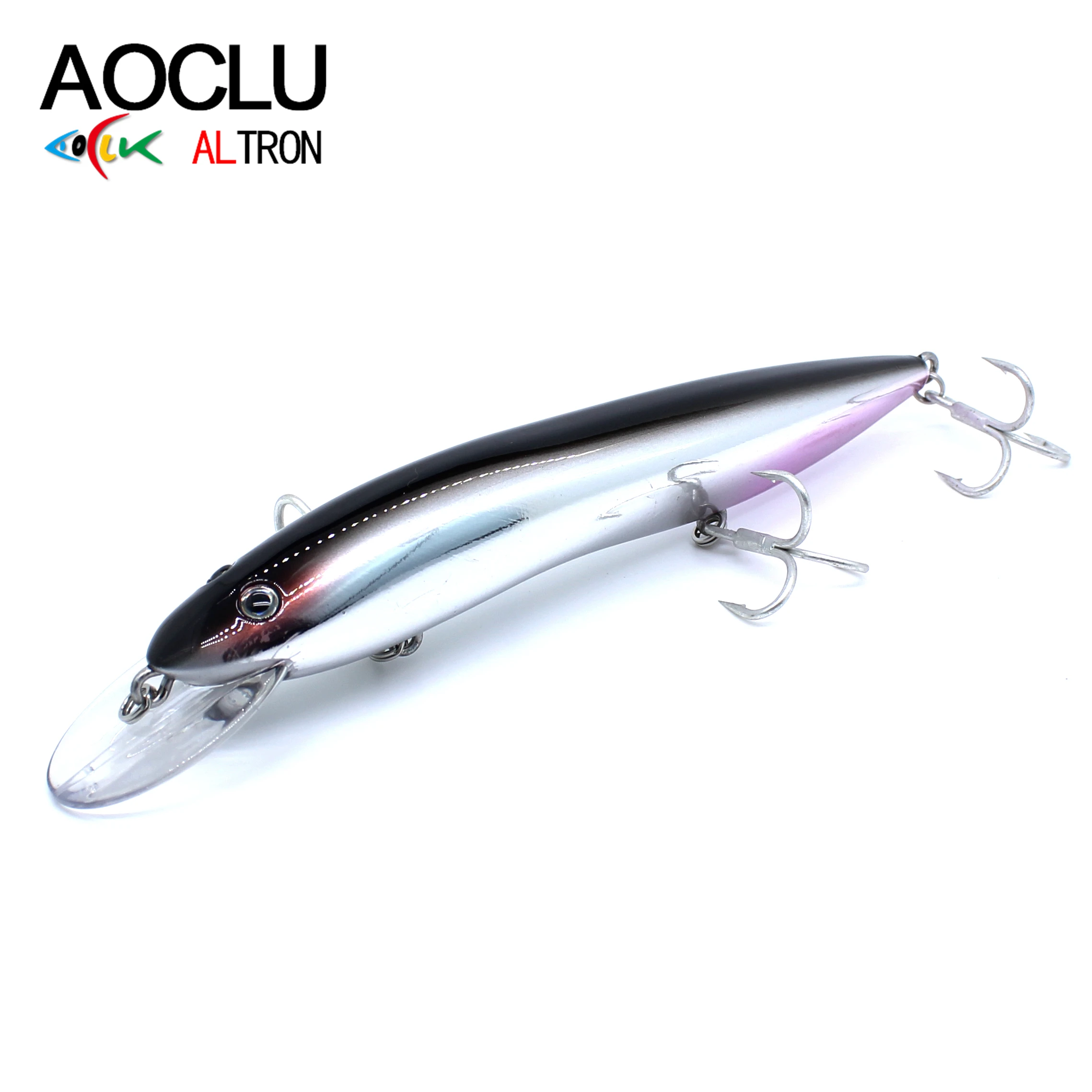 AOCLU-Cebo duro para barco de aguas profundas, pececillo flotante, sonajero Jerkbait, señuelo de roca, 4 anzuelos triples, calidad japonesa, 150mm, 33g, 1 ud. - imagen 3