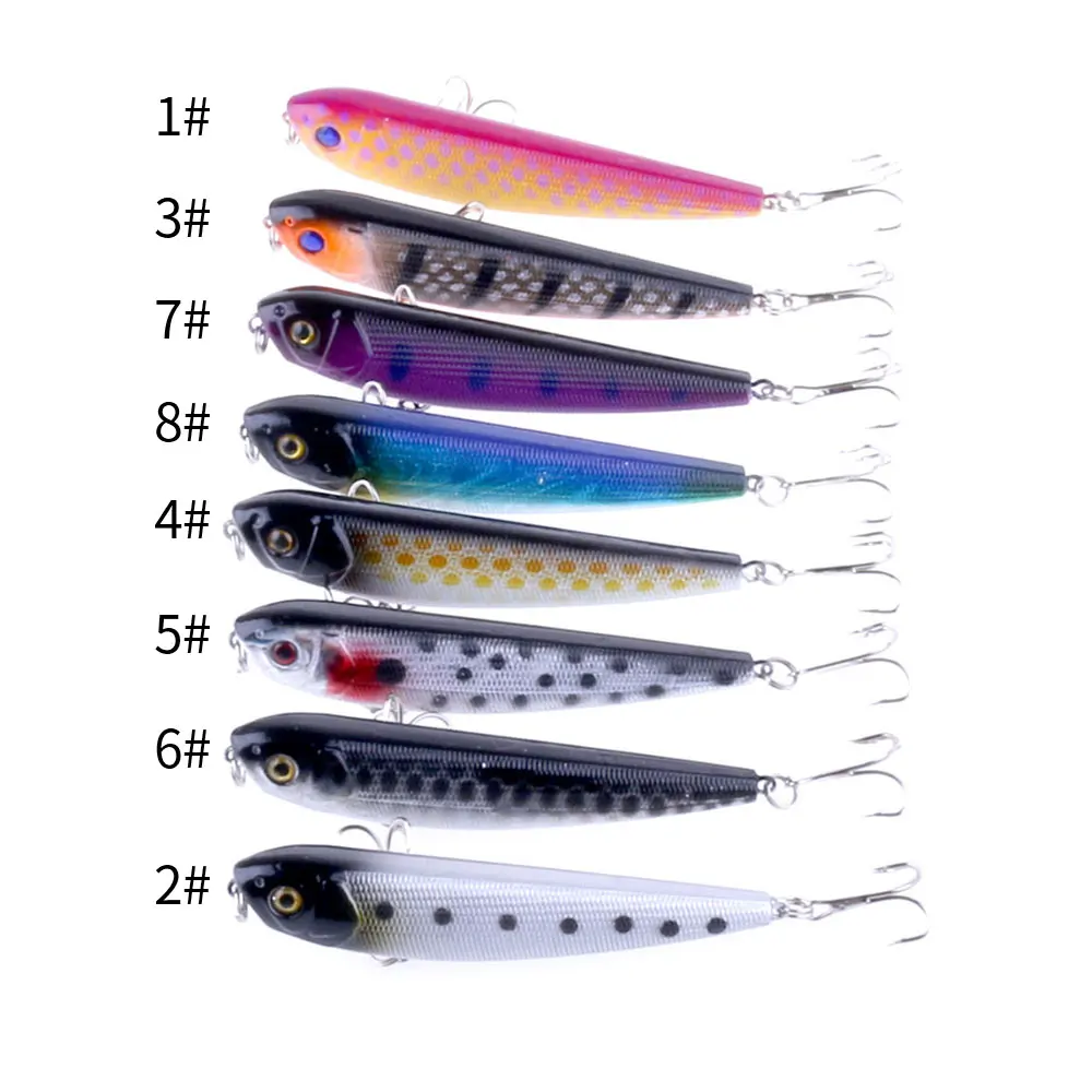 Señuelo de lápiz de piezas para pesca, cebo de 8,5 cm, 9,8g, 6 #, Stickbait, Wobblers artificiales, cebos duros para pececillos, aparejos de pesca - imagen 2