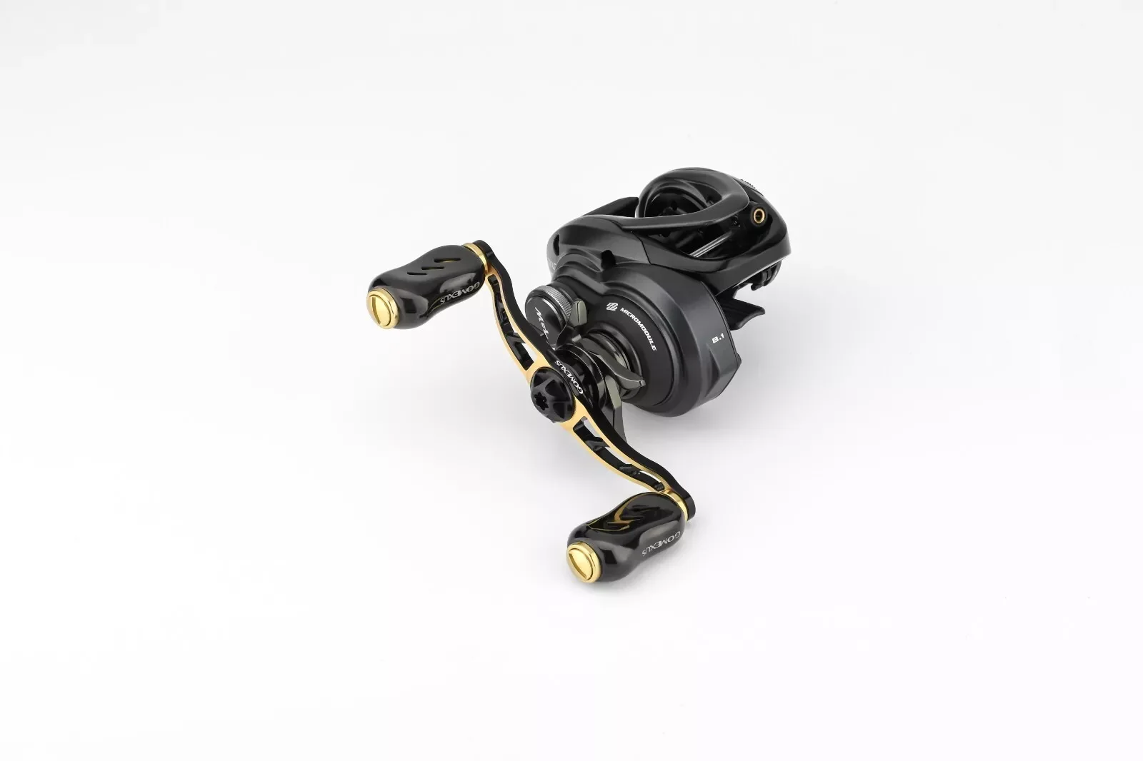 Mango de carrete Gomexus de 90mm con perilla de titanio de 22mm para Shimano Curado Aldebara DC BFS Metanium Calcutta Conquest Baitcaster - imagen 2