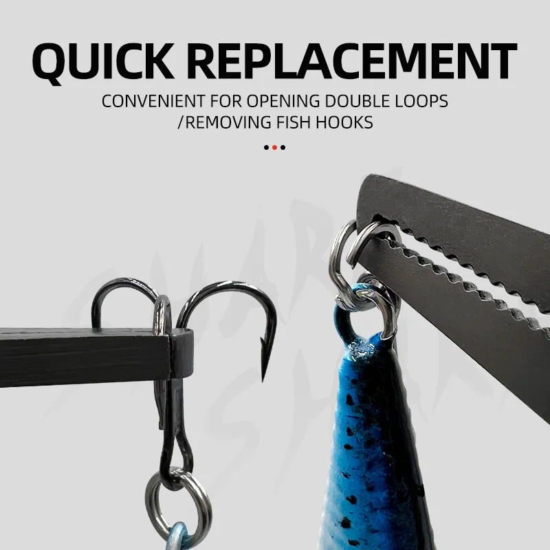 Alicates de pesca multifuncionales de 6,5 pulgadas, gancho de línea de pesca de corte, herramientas especiales de pesca de bucle abierto, alicates de señuelo de acero inoxidable - imagen 4