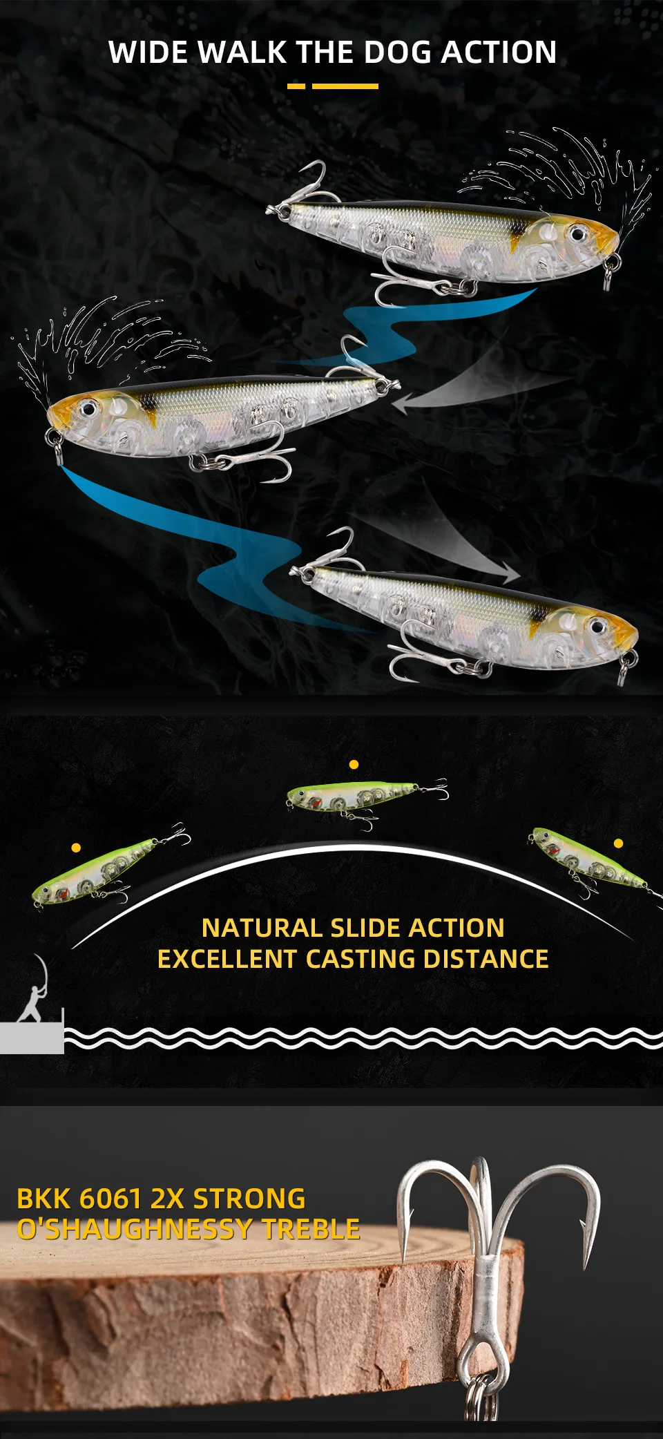 Topwater - Movimiento en agua