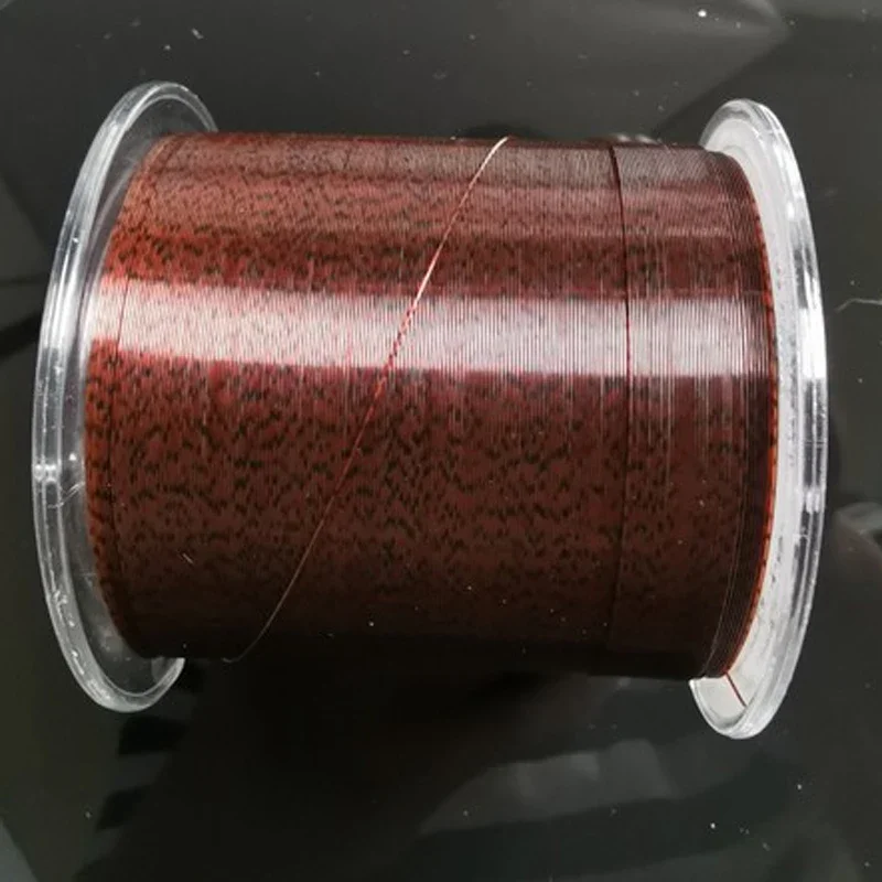 Línea de pesca Invisible dorada de 500m, línea de pesca de carpa manchada con revestimiento de fluorocarbono japonés, línea de pesca de carpa manchada