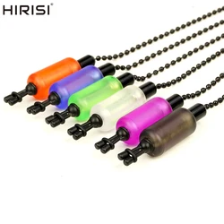 Hirisi 2 uds indicadores de mordedura Swinger de pesca 6 colores tubos extraíbles fluorescentes listos duraderos accesorios de pesca de carpa de plástico