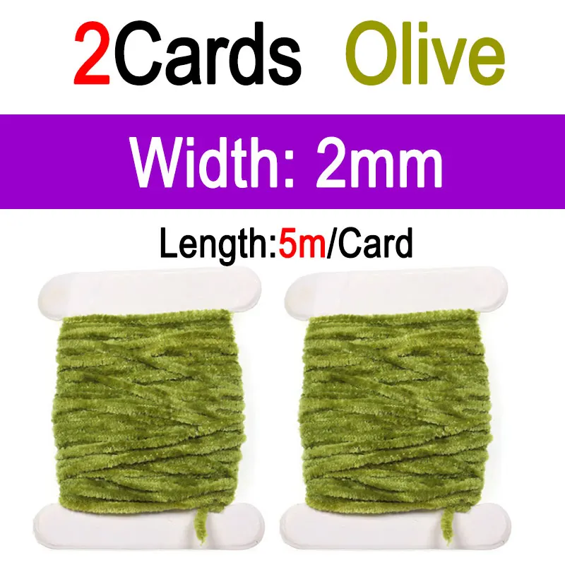 2pcs Olive 2mm