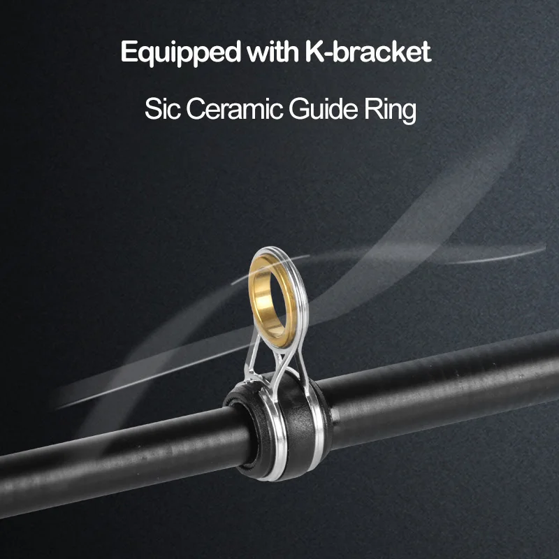 DEUKIO-caña de pescar telescópica giratoria, alimentador de carpa con mosca, fibra de carbono, 2,7 M, 2,4 M, 2,1 M, 1,8 M, 1,5 M - imagen 3