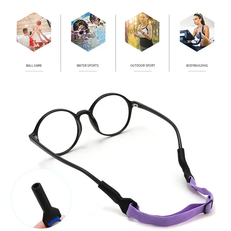 Cadena de gafas Unisex para adultos, correa de natación para niños, banda de seguridad, retenedor de correa, soporte de cordón, cuerda para gafas deportivas, 1 ud. - imagen 4