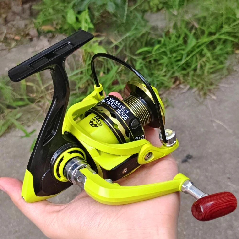 Carrete de pesca de carpa serie OE2000-7000, carrete de Metal de 8KG de arrastre máximo, equipo giratorio de agua dulce y salada, relación 5,2: 1 para pescadores principiantes - imagen 5