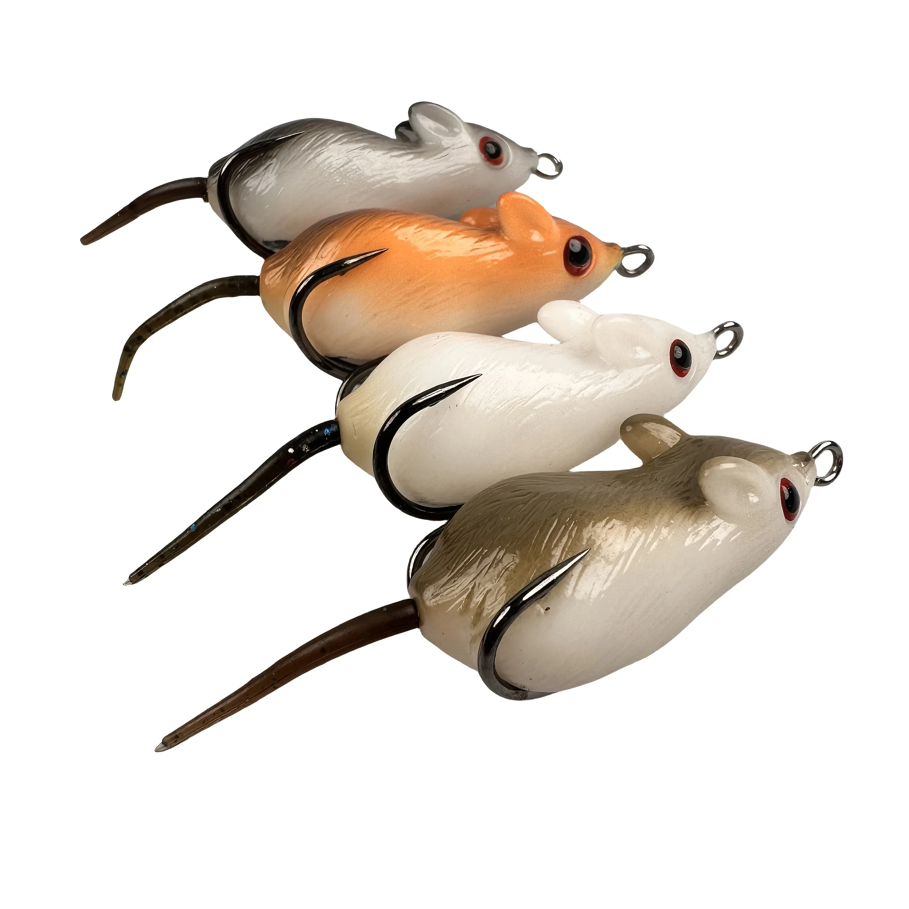 Señuelos de pesca realistas en forma de mouse realistas para una pesca efectiva