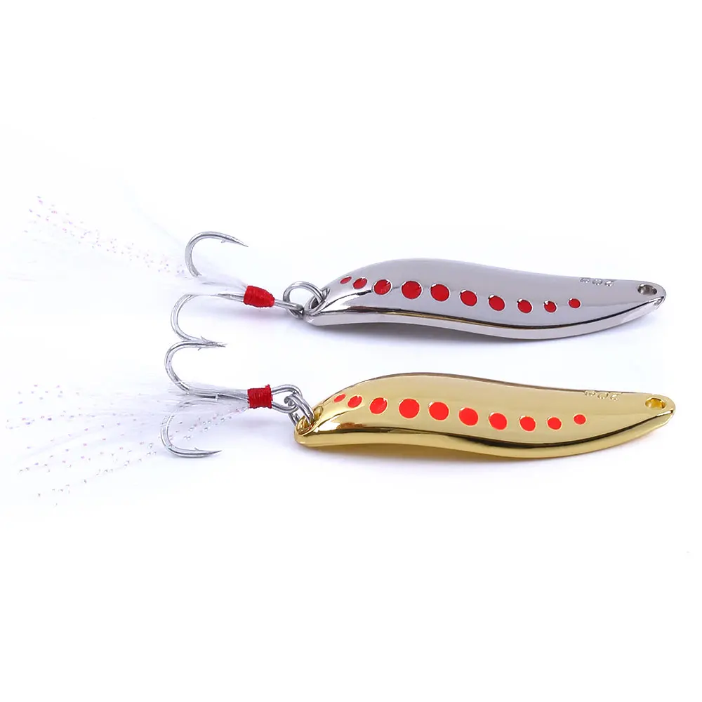 Leech Cucharilla metálica de lance para lubina, lucio y carpa - imagen 3