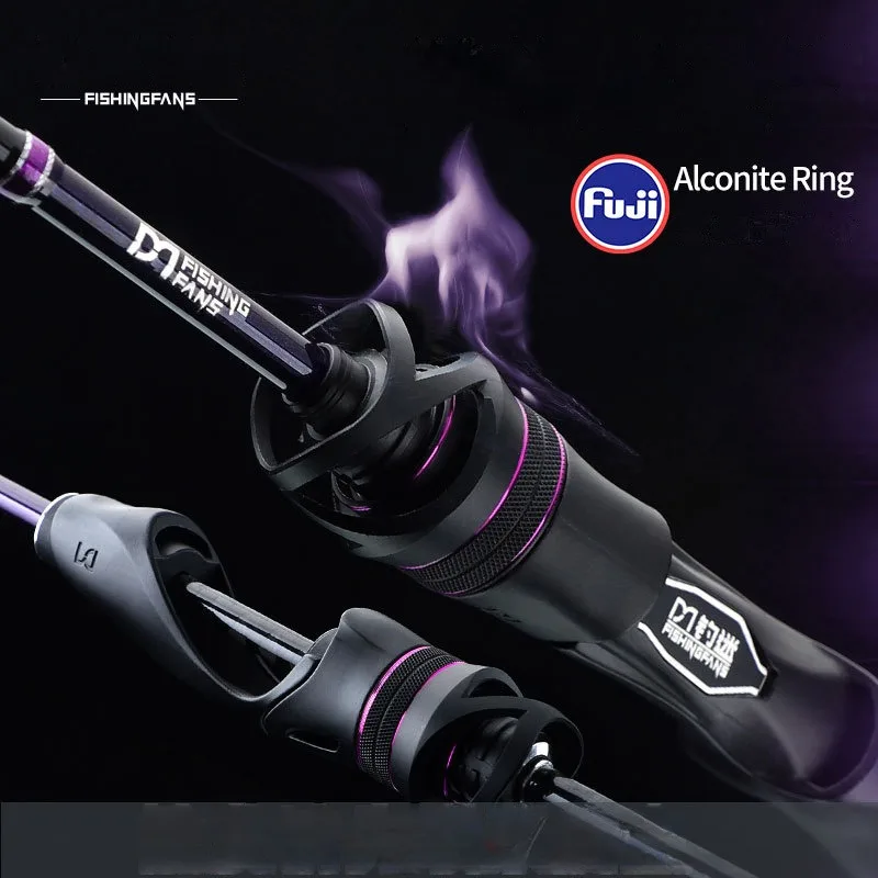 Full Fuji A Guide Super Soft Trout Fishing Rod Ultralight Spinning Casting Lure Pole 1.37m1.51m1.68m1.83m 2 Seciton Lure 1-8g - imagen 2