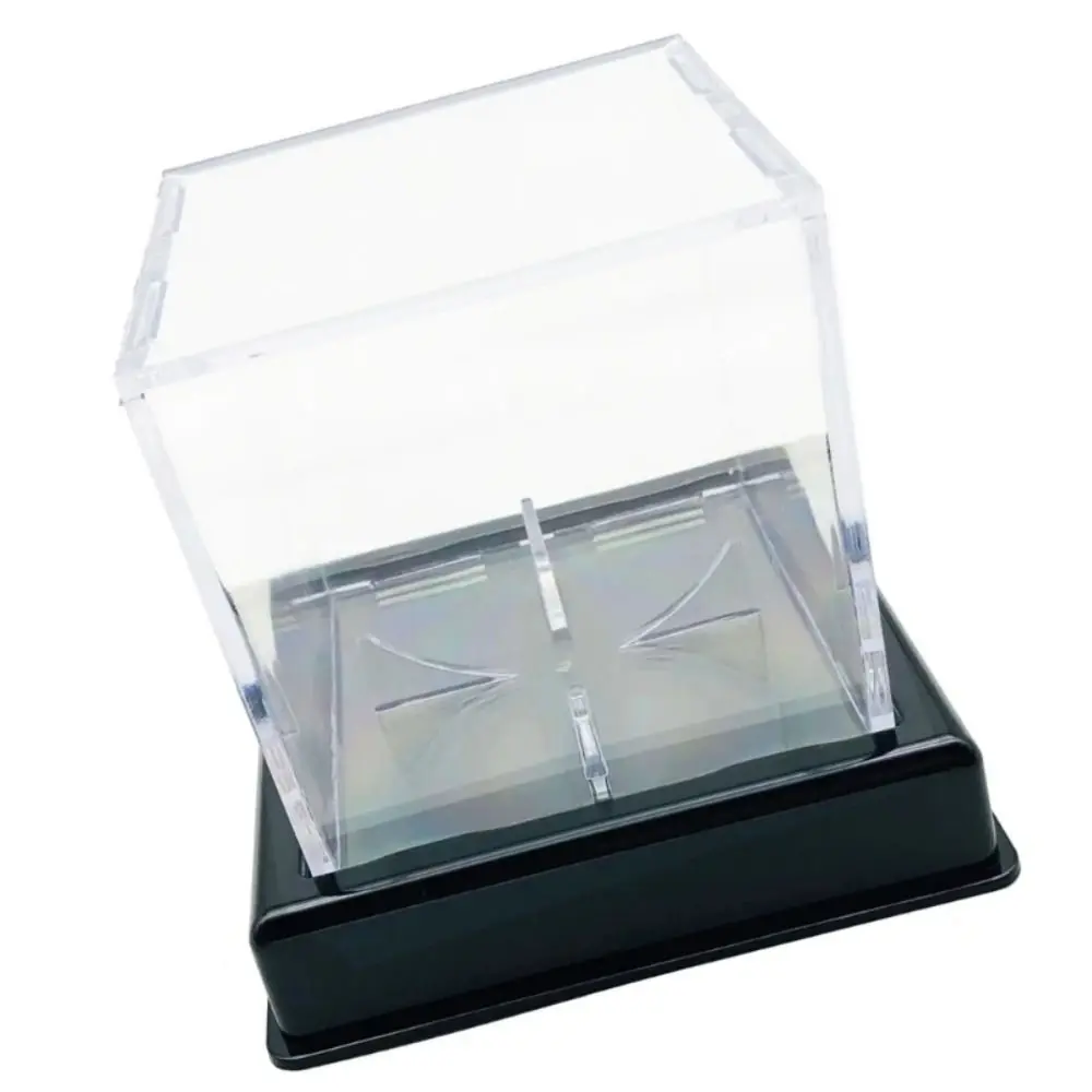 Caja de béisbol acrílica de Softbol, protección UV a prueba de polvo, vitrina de béisbol, caja de almacenamiento transparente y transparente, deportes de equipo de béisbol