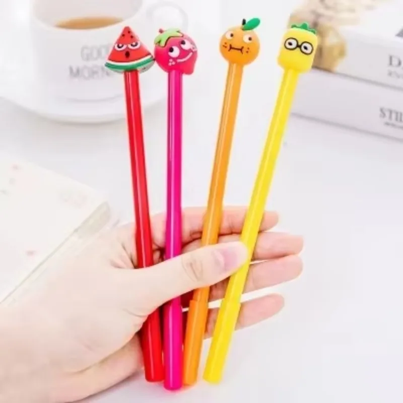 Bolígrafo Frutas Dibujos Animados – Tinta neutral 0.5 mm para firma - imagen 2