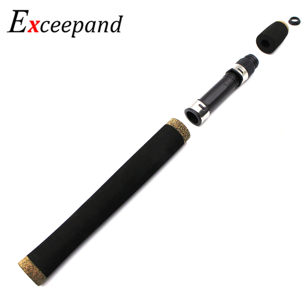 Mango carrete extensible EVA negro – Ligero para lubina - imagen 4