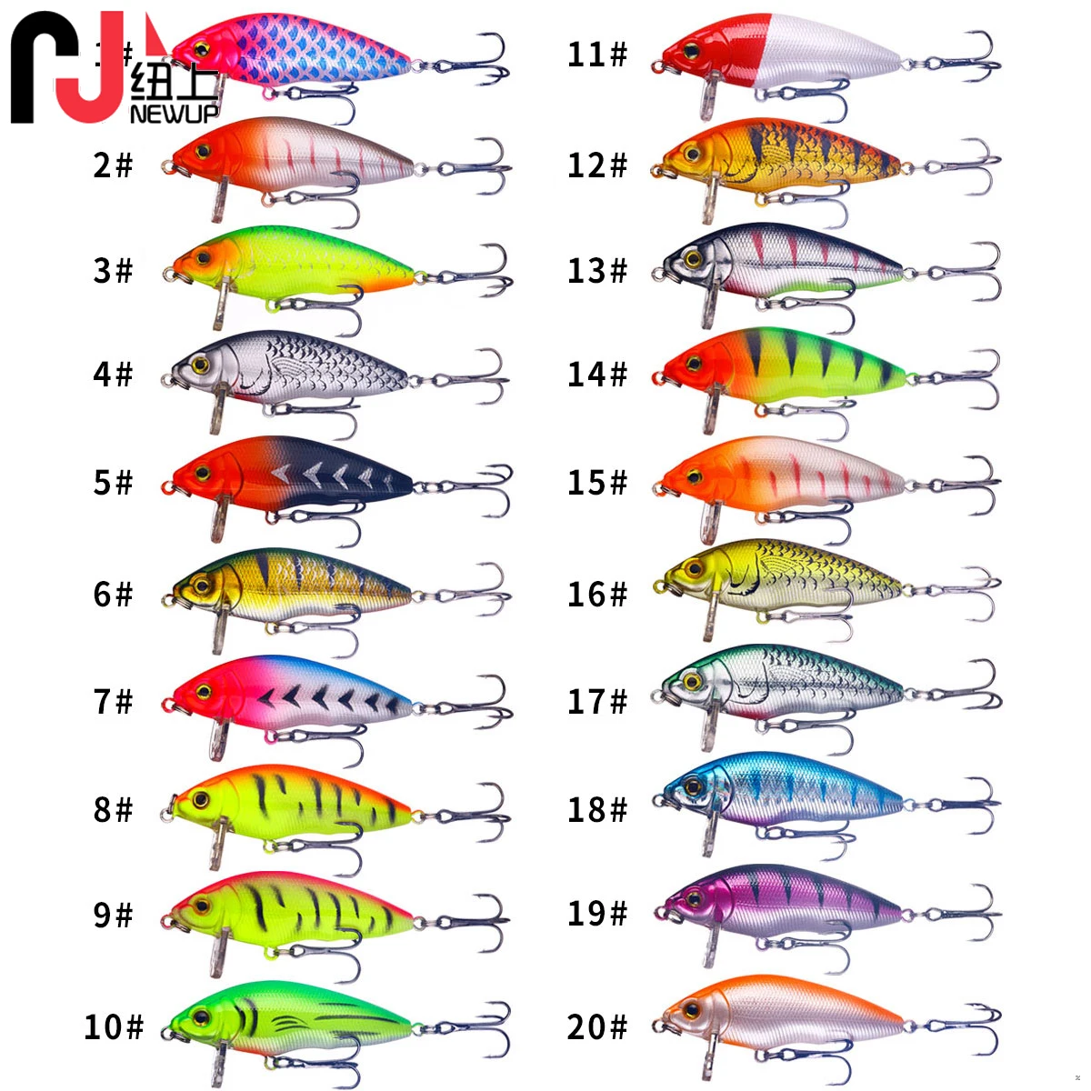 Señuelos de Pesca flotantes Minnow 7cm-8. 4g-6 # señuelo de trucha Jerkbait japonés Isca Artificial cebo duro Wobbler en pesca de Lucio - imagen 2