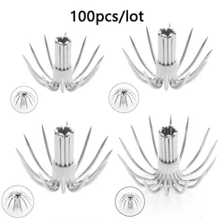 Ganchos de paraguas acero inoxidable 12/14 garras para calamar