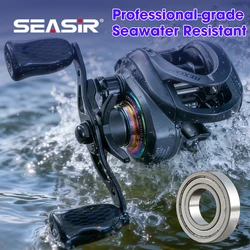 Seasir Rexcast baitcaster 7.3:1 – Engranajes latón y 12kg de arrastre