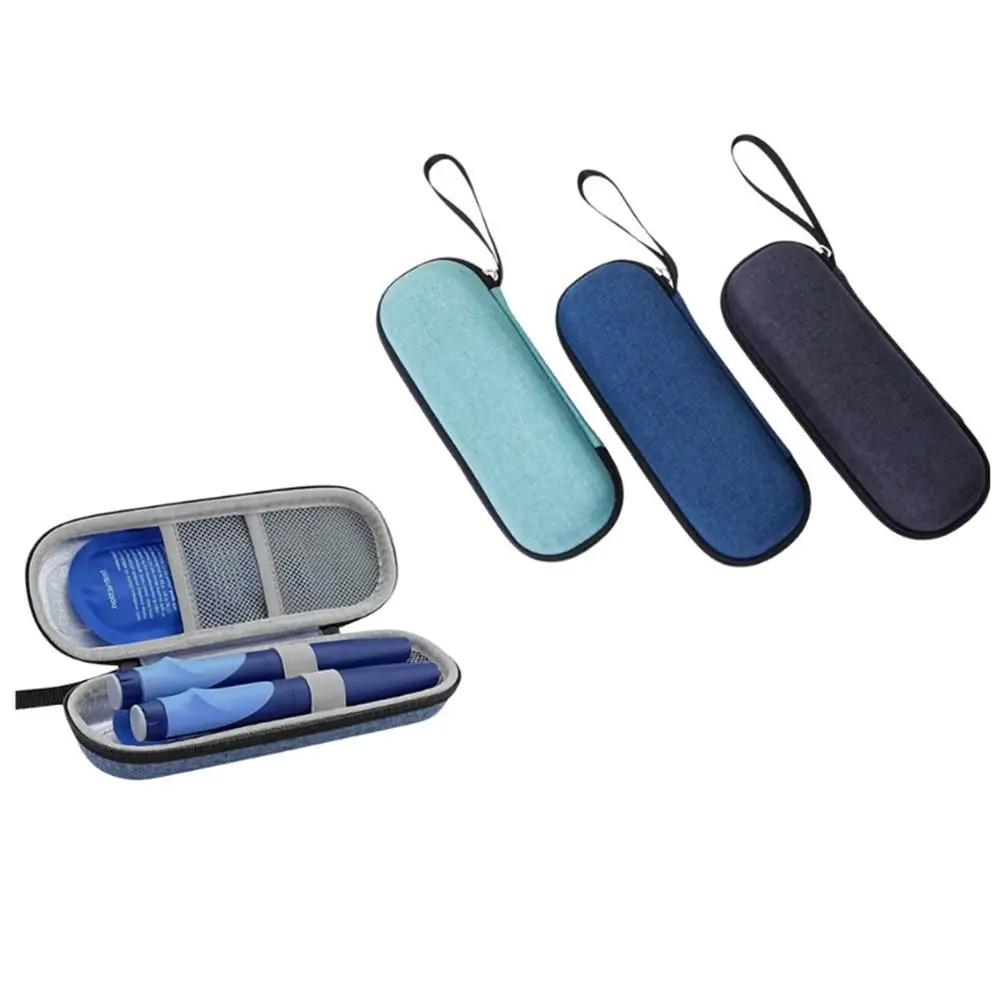 Bolsa enfriadora de insulina EVA duradera, bolsa para bolígrafos con aislamiento térmico impermeable, Enfriador de viaje para medicina para diabéticos