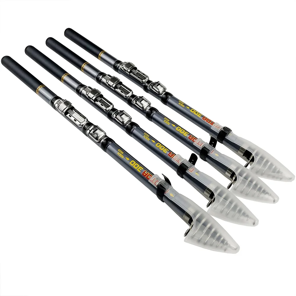 Caña de pescar telescópica de carbono, accesorio ultraligero para pescar carpas, Mini caña giratoria de viaje, 3,0 M, 2,7 m, 2,4 m, 2,1 m, 1,8 m, 1,5 m - imagen 3