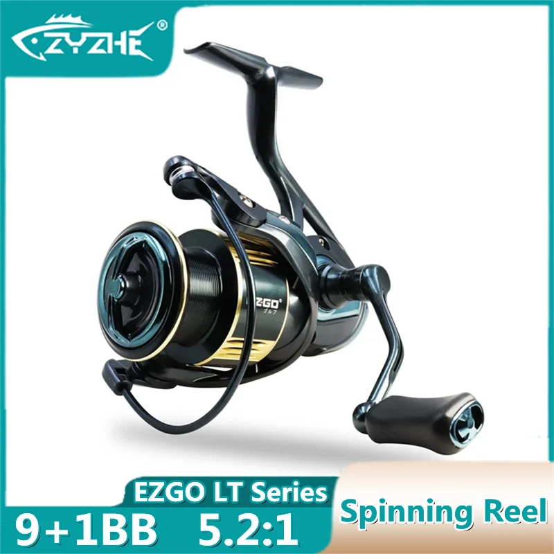 Carrete Spinning ZYZ EZGO LT Ultraligero – Fibra de Carbono