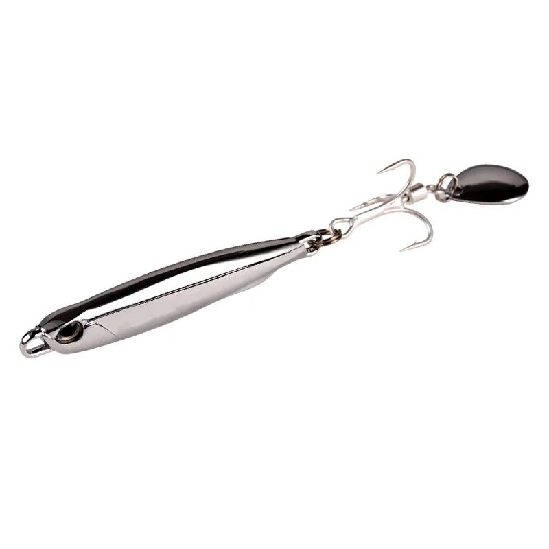 Equipo de pesca PD, señuelo de hierro para pesca en el mar, camino de caballa, juego de cebos giratorios, rayos galvanizados, cebo falso, señuelo biónico para lubina - imagen 4