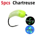 5pcs Chartreuse