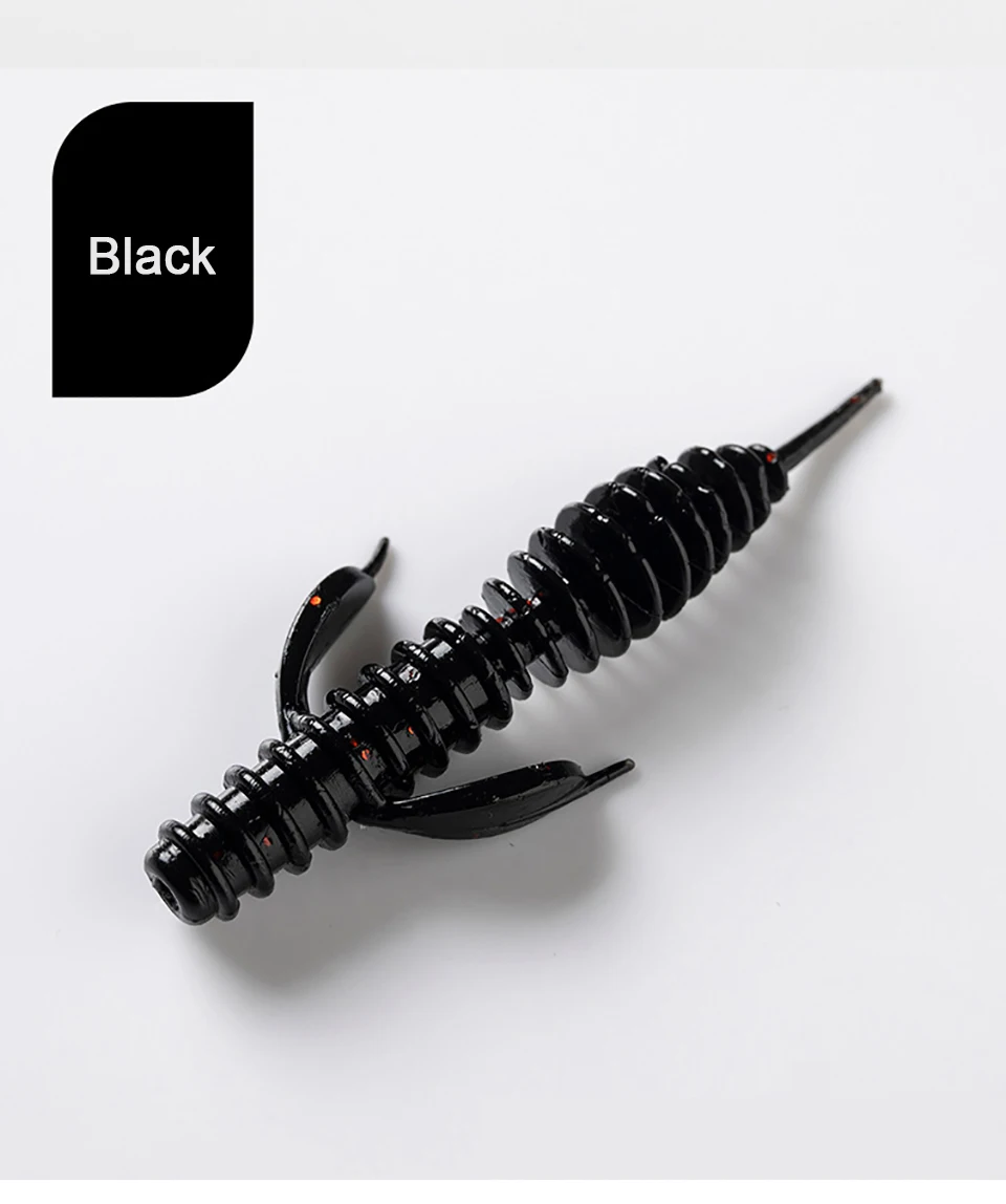 Señuelo de pesca negra para pescar