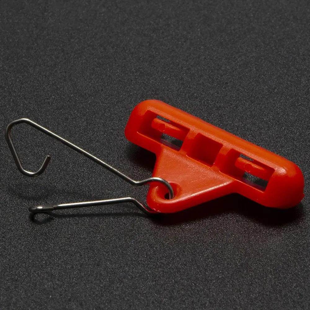 20 piezas-cabezal giratorio de plástico con gancho para pesca, gancho deslizante, broche transparente, deslizamiento de peso para hilo de pescar trenzado - imagen 3