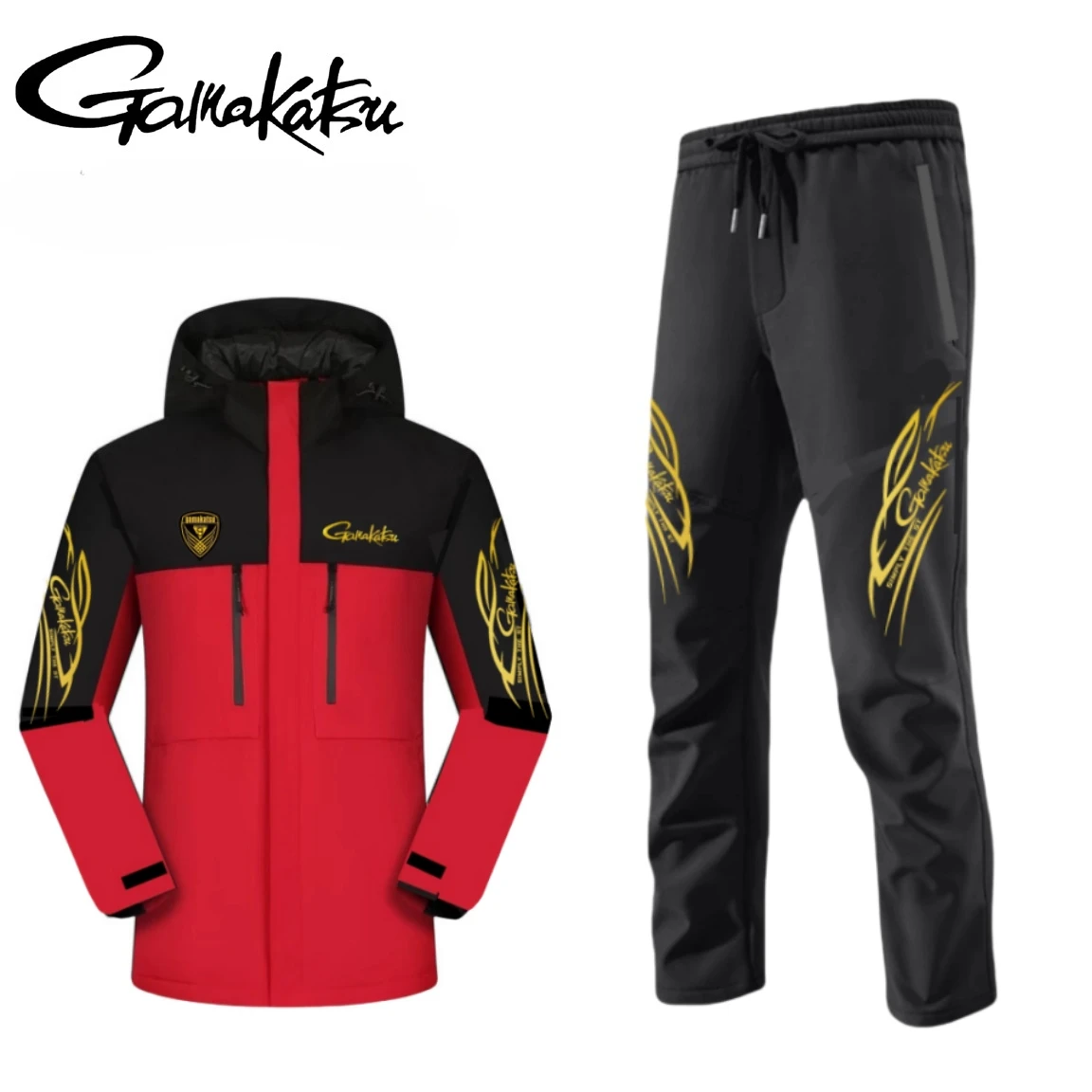 Gamakatsu Chaqueta impermeable – Pantalones térmicos y traje de lana