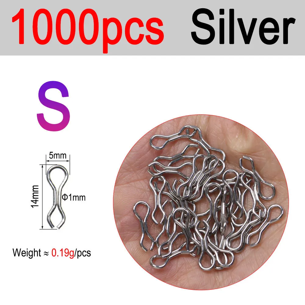 S 1000PCS Silver