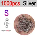 S 1000PCS Silver