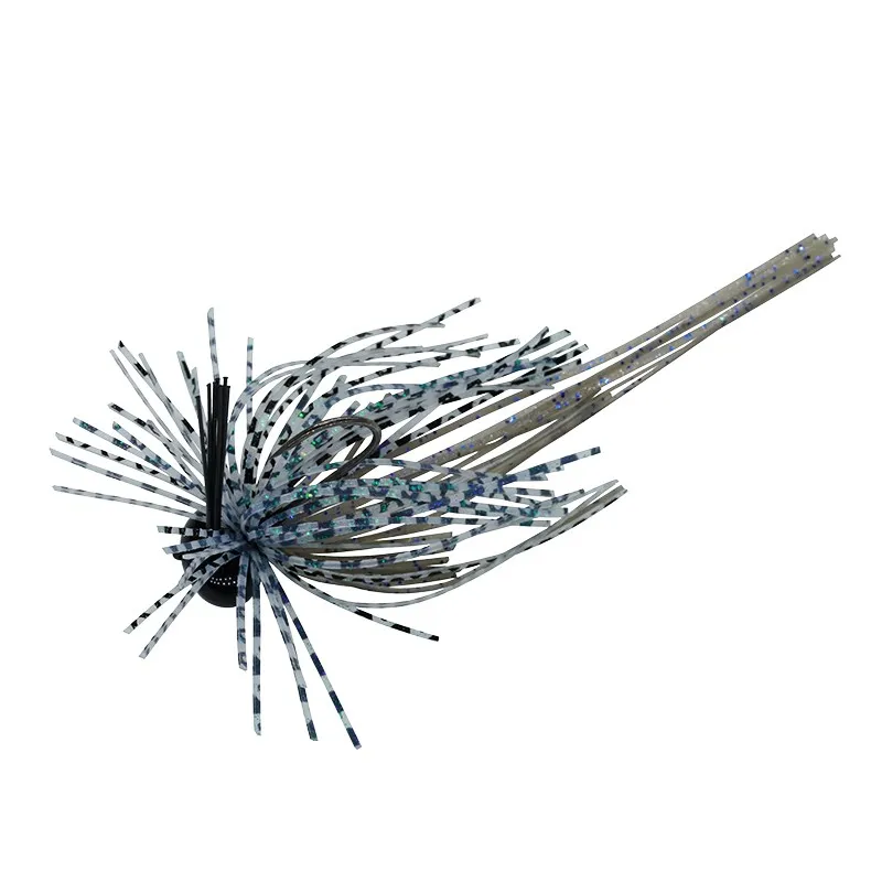Señuelo de pesca de falda de plantilla de goma, cebo Artificial Wobbler, cebo de alambre con barba, capa de natación completa, 3,5g/5g/7g/10g/14g, nuevo - imagen 5