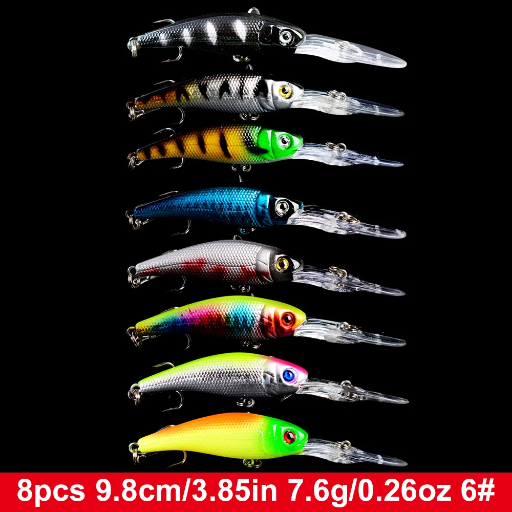 Proberos 16/22/25/43 piezas Juego de señuelos de pesca de agua salada premium con anzuelos triples de acero con alto contenido de carbono - imagen 2