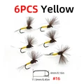 6pcs yellow