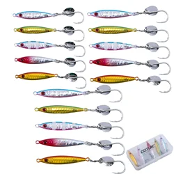 Goture Señuelo VIB de Metal Hundimiento Cuchara Giratoria Pesca