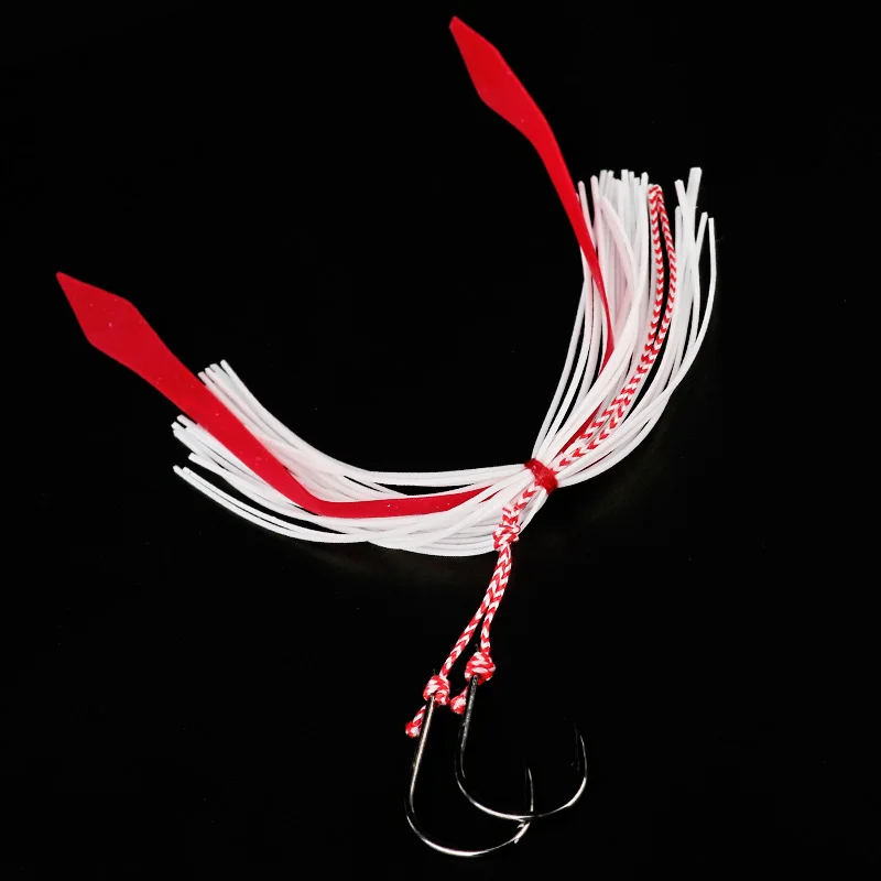 ARDEA Madai-falda de goma de calamar, 10 mechones, deslizador de silicona, Tai Kabura Jigs, pulpo, pargo, plantilla, señuelo de pesca, aparejos - imagen 5