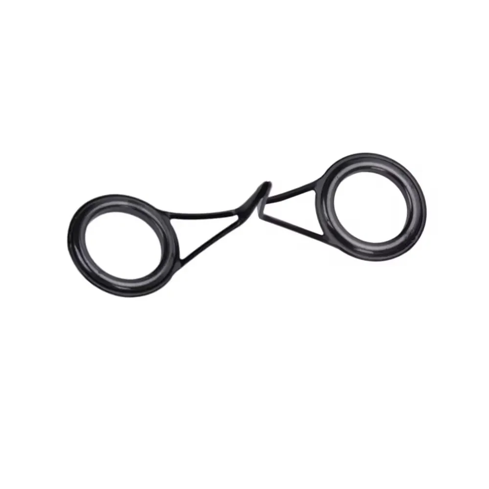 Aparejos de pesca de 9 piezas, juego de reparación de cerámica, punta de guía de caña de pescar, círculo, anillo, ojo, bucle de alambre, ganchos de Metal, accesorios de pesca - imagen 3