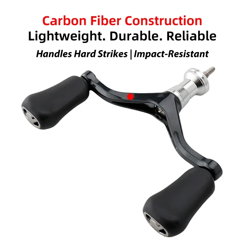 ידית פחמן קלה Huidiao עם ידיות יחידות / כפולות, זרוע רוקר קשיחה במיוחד עבור גלגלת דיג ספינינג - imagen 5