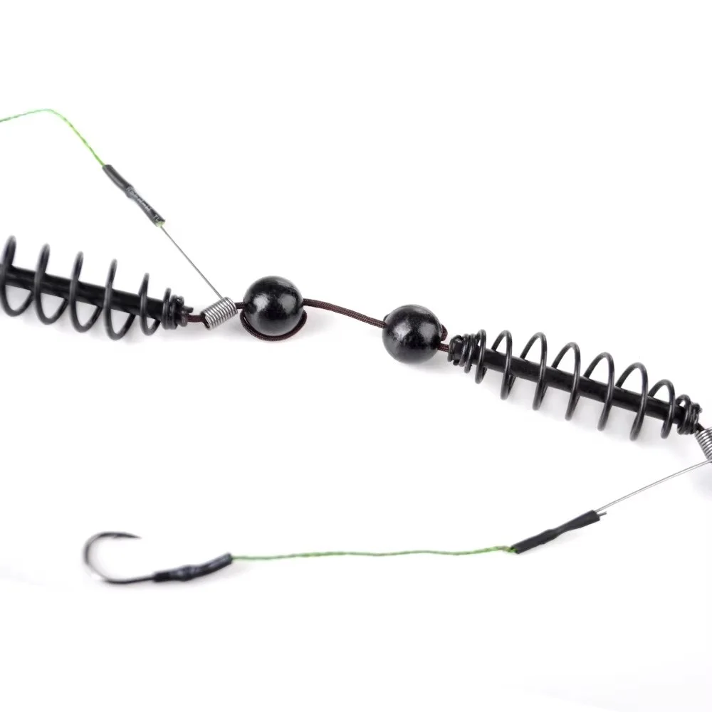 NGB 15g 20g 25g 30g 35g cebo de pesca de carpa jaula alimentador línea de grupo hundimiento accesorios de anzuelo de pesca de acero alto en carbono - imagen 3