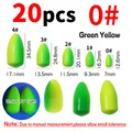 20pcs Green YE 0