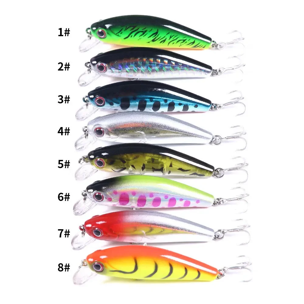 KNCONAN 55MM 6,6G Jerkbait Señuelos de Pesca hundimiento Wobbler Minnow Crankbaits Pesca Swimbait trucha lurre Pesca - imagen 4