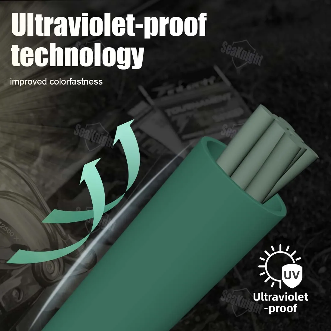 Línea de pesca trenzada SeaKnight MegaGame 2025, 150M/300M, resistente al agua de mar, Si + revestimiento a prueba de rayos UV, 8 tejidos, línea de PE multifilamento suave - imagen 5