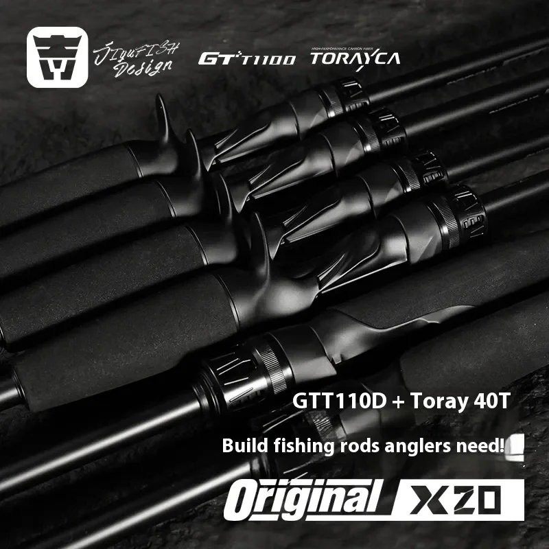 Caña de lubina Jiyu X20 Toray40T + T1100G – Acción rápida - imagen 3