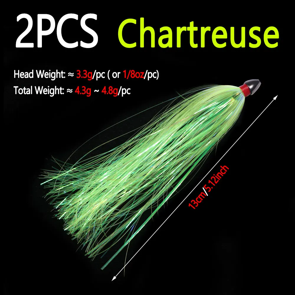 2pcs Chartreuse