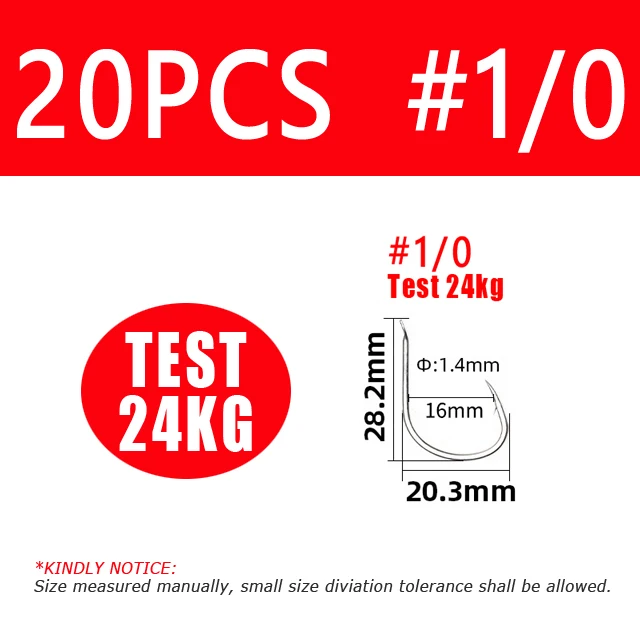 20PCS size 1I0