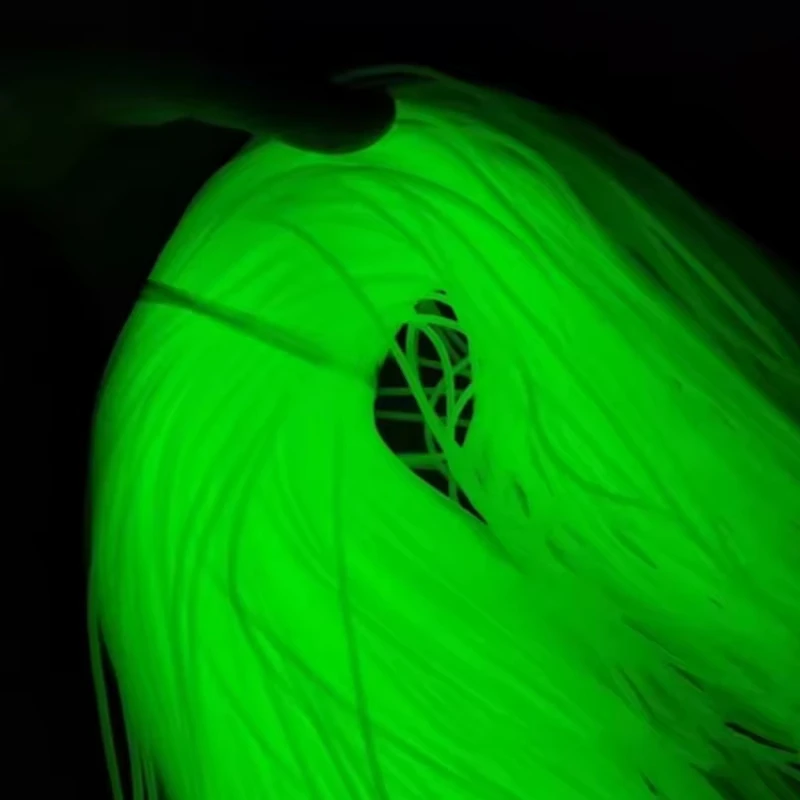 Manguera de Pesca luminosa de 0,8/1/1,5/2mm, tubo antidesgaste de silicona, mangas de aparejo, Pesca de aguas profundas, herramientas de aparejos de Pesca Iscas