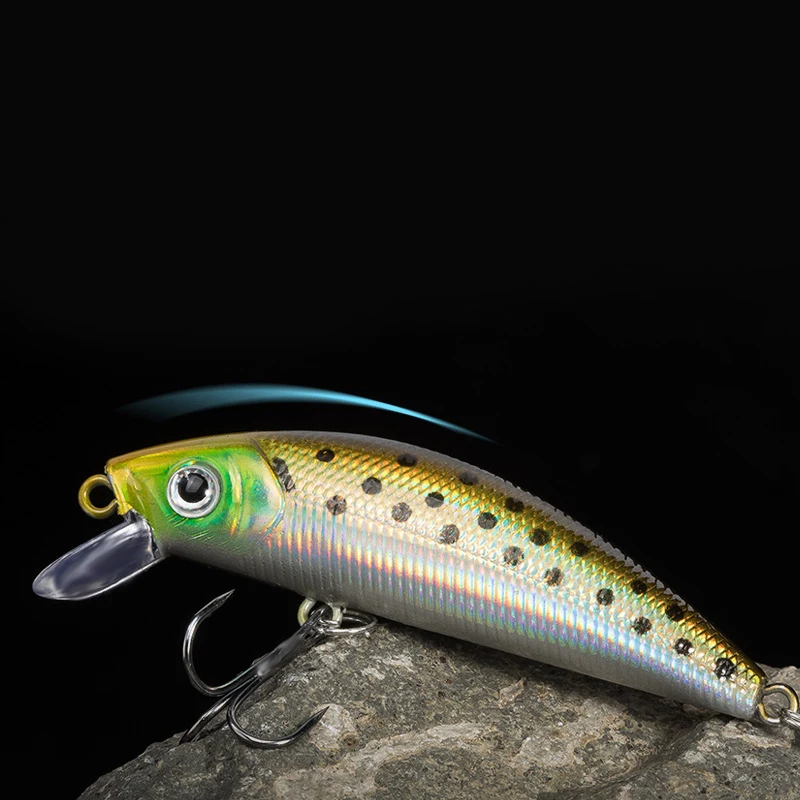 Señuelo de pesca de 8g y 7,3 cm, cebo duro para pececillos, Wobblers, Swimbaits, Crankbaits para lubina, aparejos de pesca - imagen 3