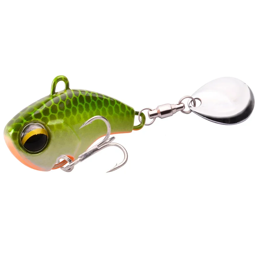 Señuelos giratorios de Metal VIB para Pesca, cebos duros de Pesca giratorios de 6/14/26g, con vibración VIB, para trucha, para invierno, 1 piezas - imagen 5